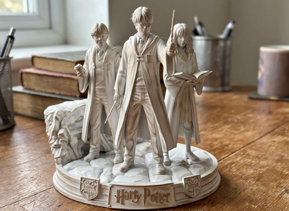 Harry Potter üçlüsü figürü
