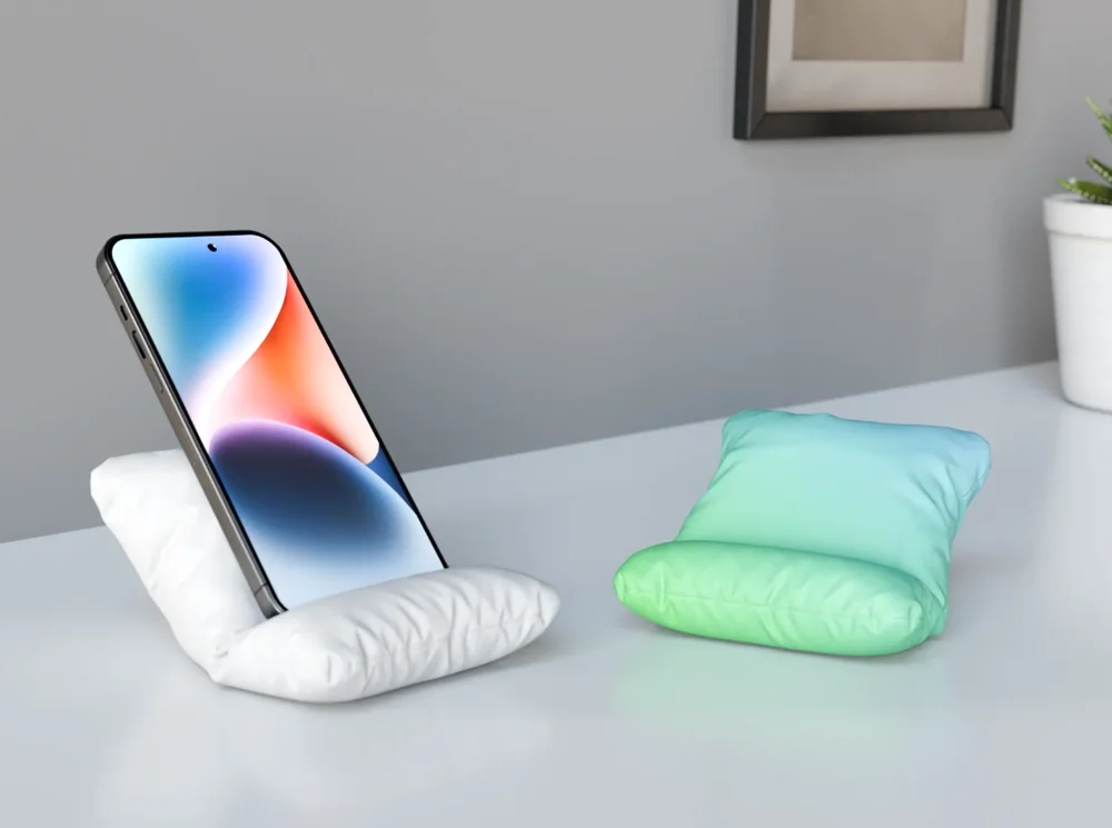 Yastık telefon tutucu
