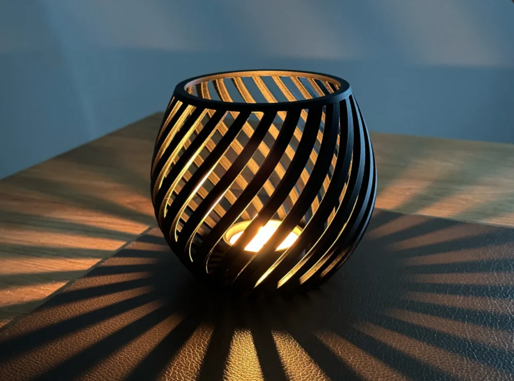 Spiral desenli mumluk