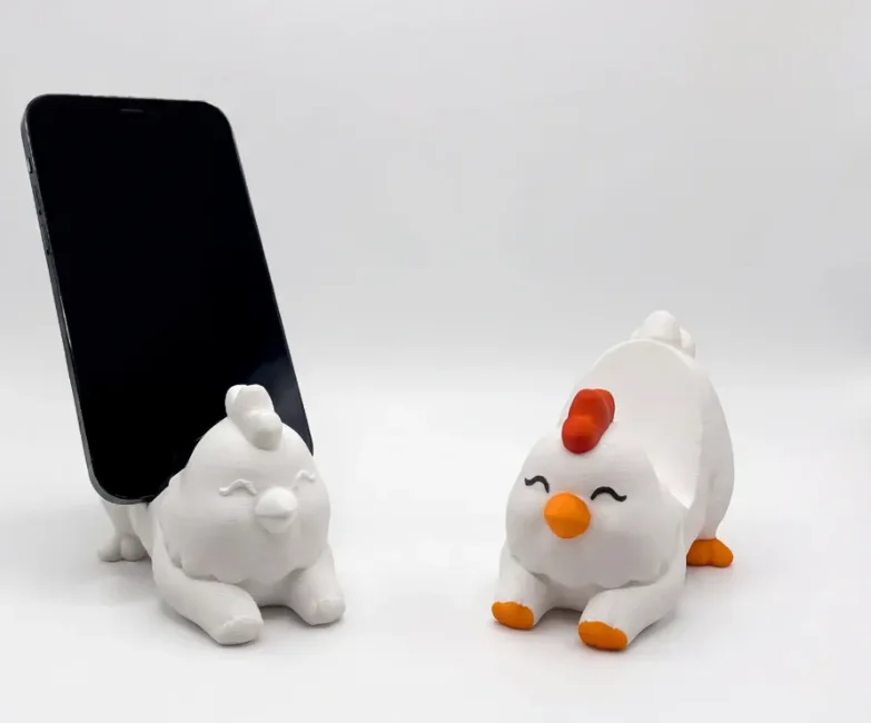 Tavuk telefon tutucu
